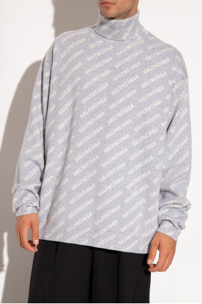 Balenciaga Patterned turtleneck sweater | Men's Clothing | Half 